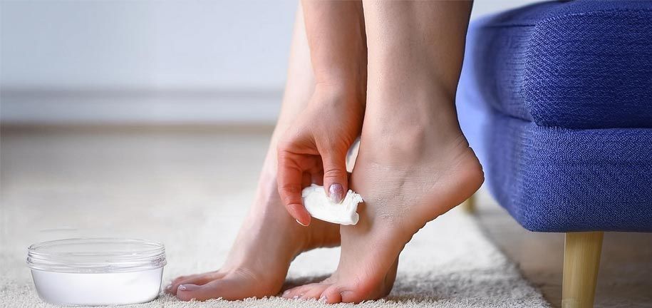 Tratamiento de talones agrietados