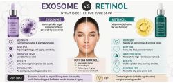 Exosomas vs Retinol para el cuidado antiedad