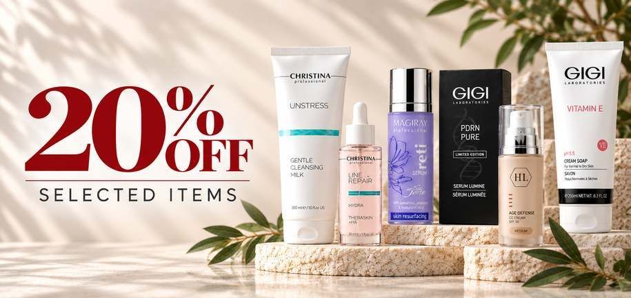 20% de venta en artículos seleccionados