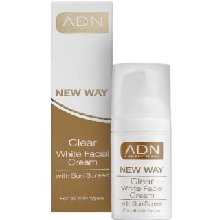 Clear White Facial Cream with Sun Screen New Way ADN