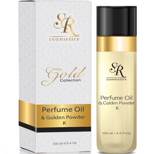 Perfume Oil & Golden Powder K/M Gold Collection 24k